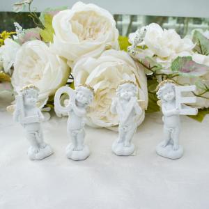 エンジェルオブジェ うたた寝 アンティークゴールド調 天使 置物