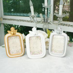 フォトフレーム ヴィクトリアンクラシック 写真立て 正方形 ゴールド