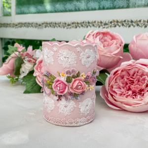 小物トレー(ピンク) かわいい、こだわりの逸品、リフォーム