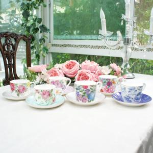 ロイヤルアーデン カップ&ソーサー ボーンチャイナ 240ml バラ柄