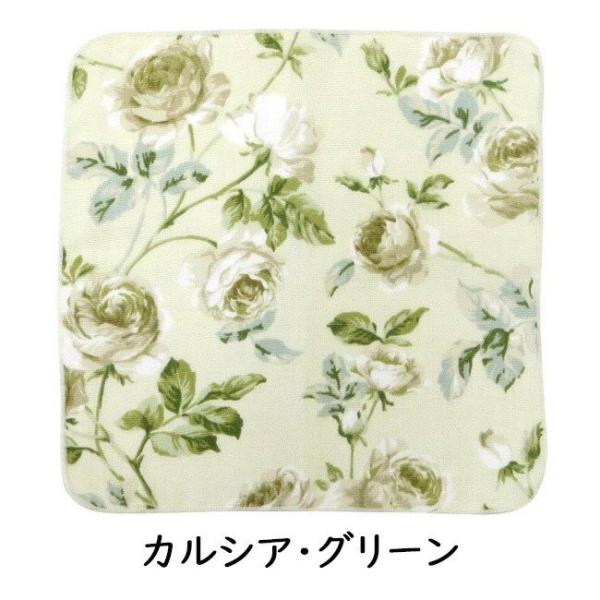 ガーゼ ハンカチ やわ肌  日本製 26×26cm 薔薇 花柄 おしゃれ ローズ ルーシー ローラ ...