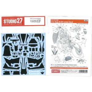1/12 Ninja ZX-RR カーボンデカール T社1/12対応  スタジオ27 CD12008