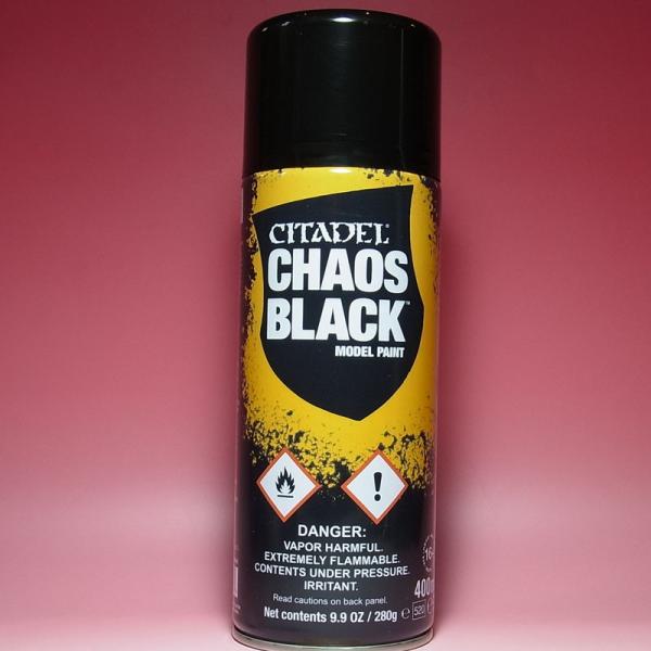 CHAOS BLACK SPRAY CITADEL 62-02-51 CHAOS BLACK SPR...