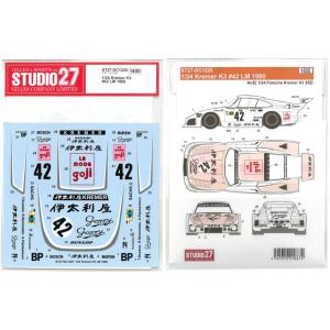 1/24 Kremer K3 #42 LM1980 Nu1/24対応  スタジオ27 デカール ST...