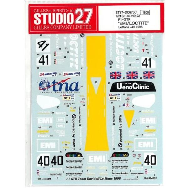 F1-GTR "EMI/LOCTITE LM 24h 1998