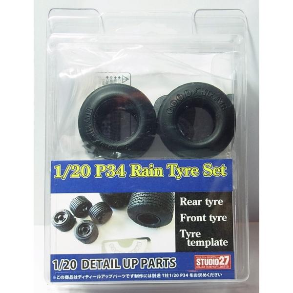 1/20 P34 レインタイヤセット T社1/20 P34対応   FrontTyre×4　Rear...