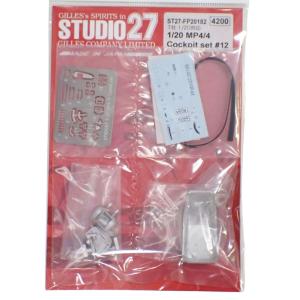 1/20 マクラーレン MP4/4 コックピットセット #12 ディティールアップ スタジオ27 エ...