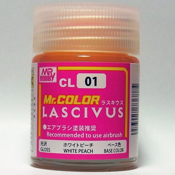 CL01 ホワイトピーチ 18ml＜光沢＞【GSIクレオス Mr.カラー LASCIVUS ラスキウ...