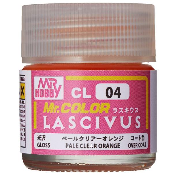 CL04 クリアーペールオレン 10ml＜光沢＞【GSIクレオス Mr.カラー LASCIVUS ラ...