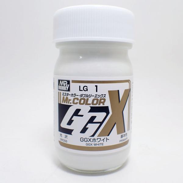 Mr.カラー GGX ダブルジーエックス　 LG1　ホワイト 溶剤系アクリル樹脂塗料  容量：60m...