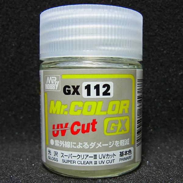 Mr.カラーGX スーパークリアーIII UVカット 光沢 GSIクレオス GX112