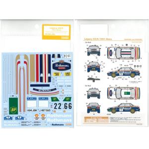 1/24 レガシィ#2/6 1991マンクス H社「スバルレガシィRS"1991 RACラリー"」対...