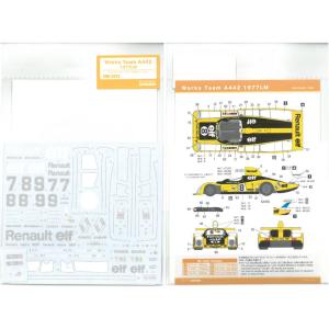 1/24 ワークスチームA442 1977LM T社「アルピーヌ・ルノーA442Bターボ」対応  S...