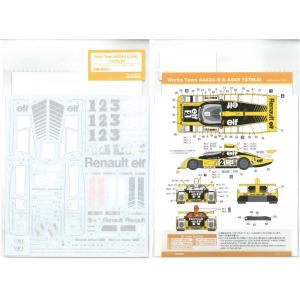 1/24 ワークスチーム A442A-B &amp; A443 1978LM T社「アルピーヌ・ルノーA44...