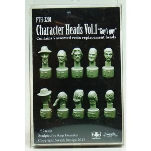 1/32 Character Heads vol.1【SWASH DESIGN FTH-3201】