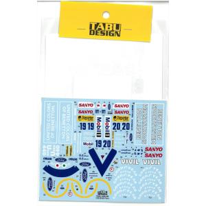 1/20 ベネトン B192 1992 フルスポンサーデカール（for Tamiya）TABU タブ...