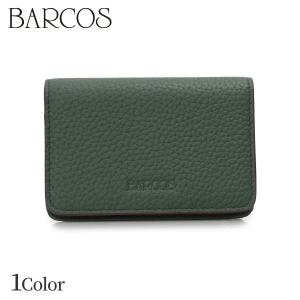 名刺入れ カードケース レディース BARCOS シュリンクレザー マチ付き レディース 全1色 ONESIZE バルコス