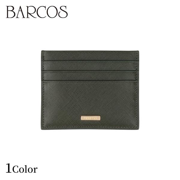 BARCOS サフィアノ調レザーカードケース レディース 全1色 ONESIZE バルコス