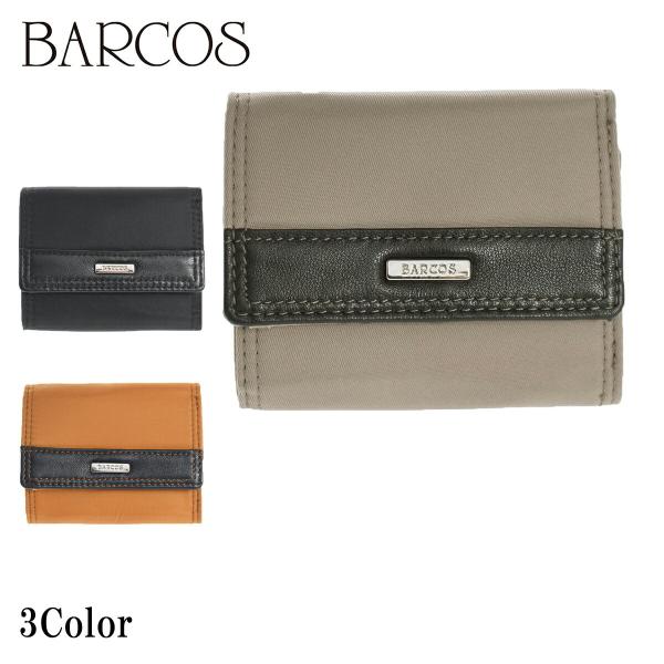 BARCOS ナイロン3つ折り財布 レディース 全3色 ONESIZE バルコス
