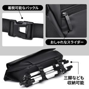 ボディバッグ メンズ 大容量 大きめ 斜めがけ...の詳細画像5