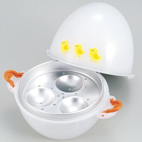 ゆで卵 レンジピヨ 3個用 C-248 電子レンジ調理 ゆでたまご メーカー パール金属