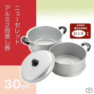 パール金属 アルミ 2段 蒸し器 28cm ニューセレット H-2418 蒸し鍋