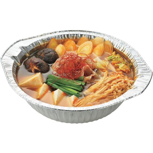 アルミ箔 丸鍋 IH対応 17cm 900ml 3枚入 ラーメン うどん 一人鍋 HB-6941 鍋...