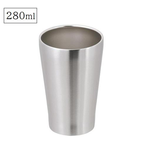 真空断熱 タンブラー 280ml ステンレス製 サテン ビンテージバー HC-309 ビール グラス...