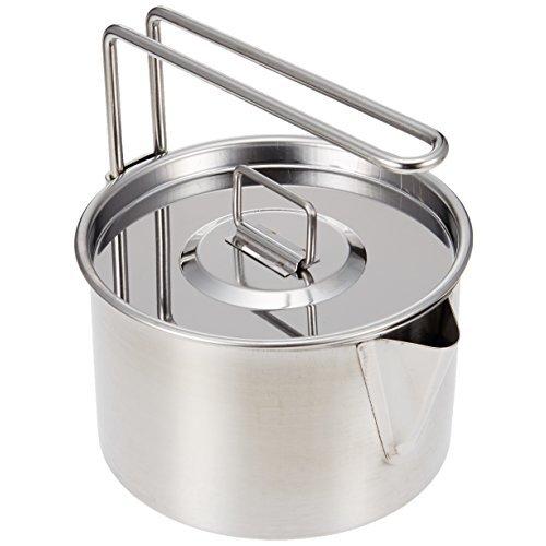 キャンピング ケットルクッカー 900ml  M-7726 キャンプ ケトル やかん 片手鍋 キャプ...