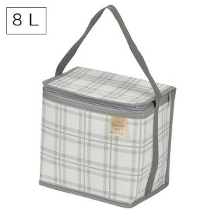 クーラーバッグ 8L グレー/チェック ブランシ...の商品画像