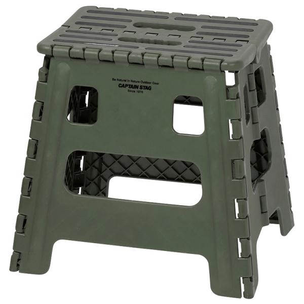 踏み台 折りたたみ フォールディング ステップ 高さ33cm ミドルタイプ オリーブ UW-1522...