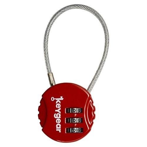 カギ 限定数量特価 key gear コンボロック レッド YF-961 ケーブルロック 鍵 小さい...
