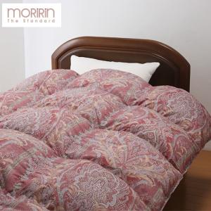 モリリン　柄任せエクセル羽毛掛け布団　シングルロング
