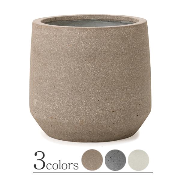 植木鉢　陶器鉢　モノ・ストーン　パボ　ミドル　M42