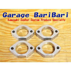 ルーザー管　サイレンサー　新品　50.8π　ワルツ　xjr400 ゼファー400 ゼファー750 純正 マフラー フランジ セット 新品・未開封 : ガレージ