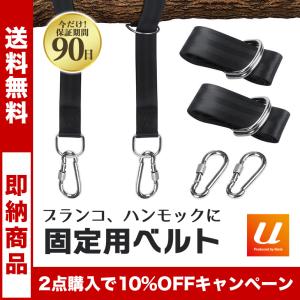 ハンモックベルト ツリーベルト ハンギング ツリーストラップ ベルト カラビナ セット ファミリー ギフト プレゼント ブランコ用ベルト 簡単 送料無料