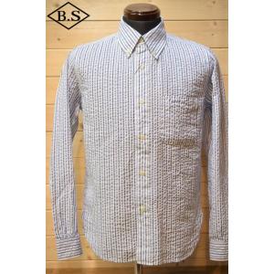 ジェラード JELADO B.D.Shirts シアサッカー オールドブルー