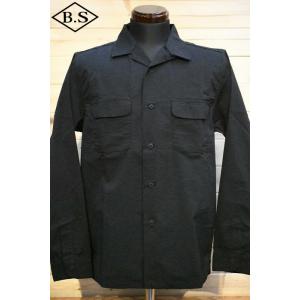モシール 長袖シャツ MOSSIR MOST004 Petreri ブラック