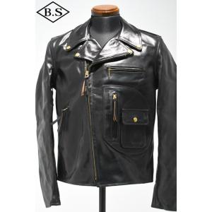 エアロレザー AERO LEATHER レザージャケット Vincent ヴィンセント BLACK