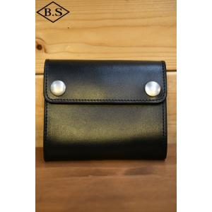 アディクトクローズ  ウォレット ADDICT CLOTHES ACV-W02S UK BRIDLE LEATHER SHORT TRACKER WALLET BLACK｜barnstormer2