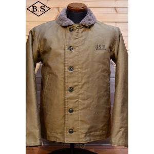 バズリクソンズ BUZZ RICKSON’S  アウターBR15345 Type N-1 Khaki NAVY DEPARTMENT DEMOTEX-ED KHAKI カーキ｜BarnStormer2号店