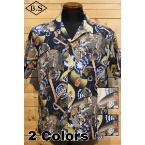 STAR OF HOLLYWOOD スターオブハリウッド半袖 レーヨン オープンカラー