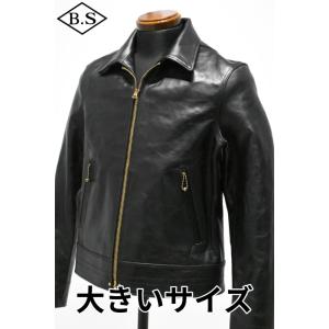 FINE CREEK LEATHERS◇レザージャケット・ブルゾン/38/レザー/CML/無地