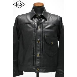 リー Lee レザージャケット LM9901-101 COWBOY JACKET LEATHER BLACK