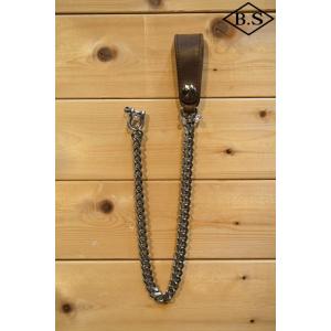 インセプション IPC-09 HORSE BUTT LEATHER BRASS CHAIN SILVER