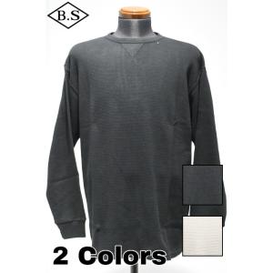 PORTER CLASSIC（ポータークラシック） H/W THERMAL CREWNECK BLUE