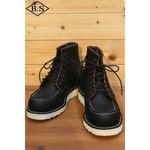 RED WING◇犬タグ復刻/アイリッシュセッターブーツ/26.5cm/BLK/レザー