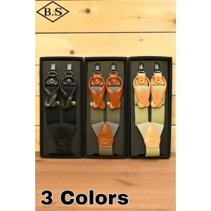 Schott（ショット）】LEATHER SUSPENDER レザーサスペンダー : shopooo