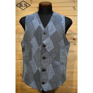 STUDIO D'ARTISAN ステュディオダルチザン デニムベスト SUVIN GOLD