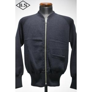 別注 バズリクソンズ BUZZ RICKSON'S セーター Type C-2 NAVY ウールニット カーディガン ネイビー｜BarnStormer2号店